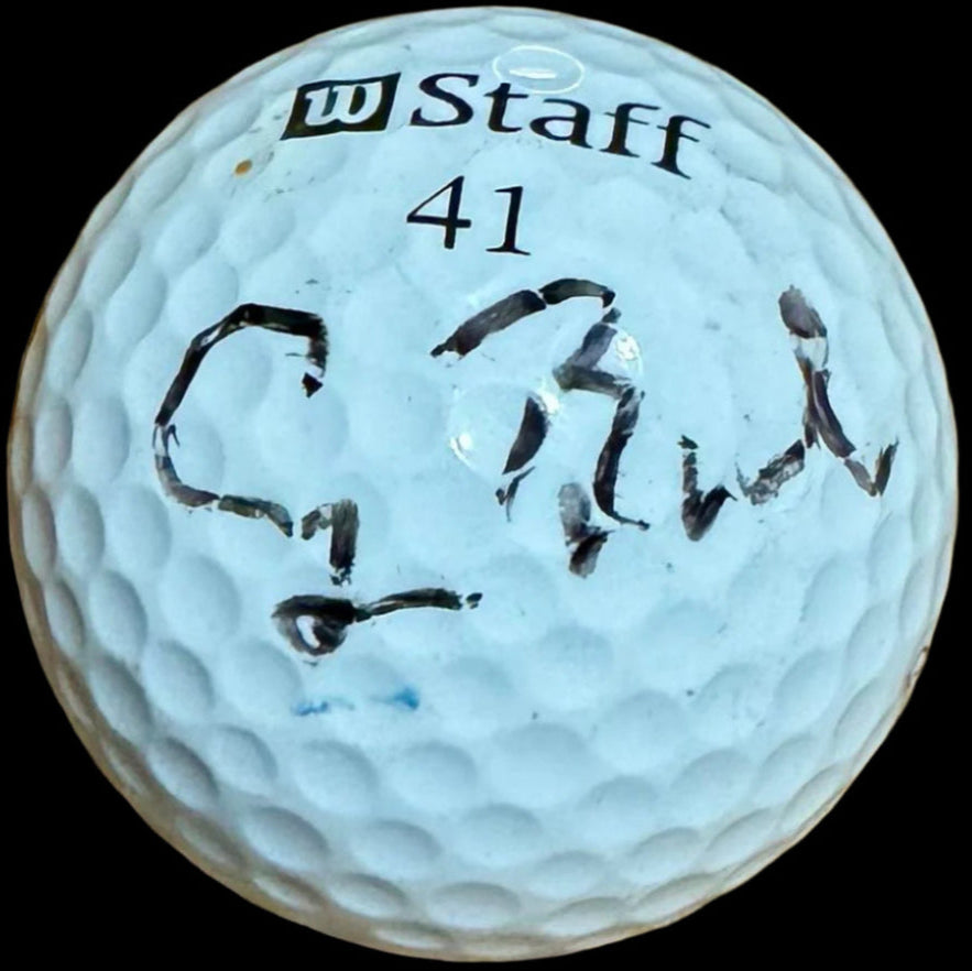 George Bush Signed Presidential Seal Golf Ball - Beckett COA #02 w/full letter of authenticity